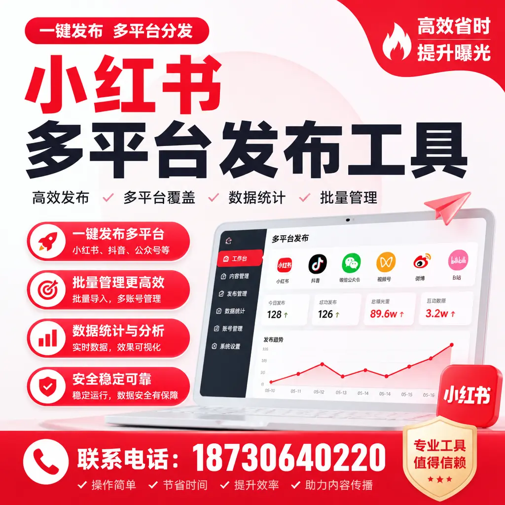 小红书多平台发布工具常见问题解答,轻松避坑指南